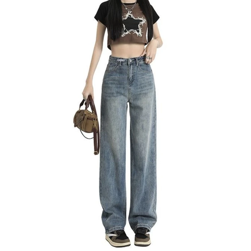 Women s Skinny Jeans High Waist Stretch Denim Pants with Distressed Details and Frayed Hem for Casual Chic Style
