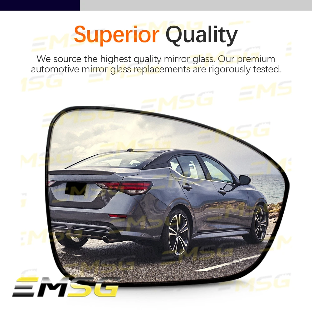 Heated Rearview Mirror Glass For Nissan Sentra Almera 2020 2021 Car Accessories Defrost Door Lens Replacement Auto Exterior Part - view 5