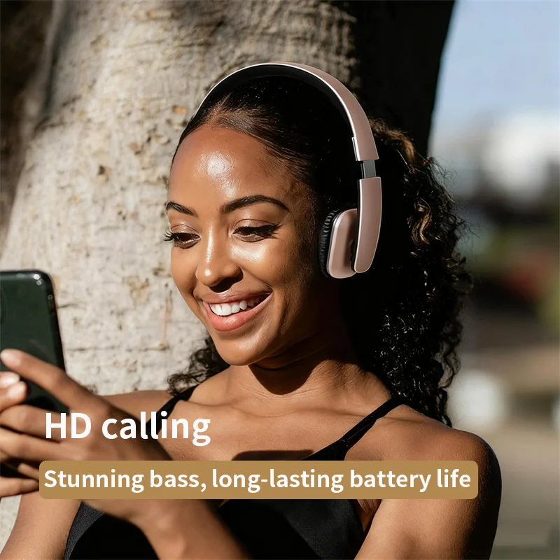 Retro Bluetooth Headphone Half Head Wearing Long Battery Life HiFi Sound Effect Multiple Colors Comfortable Wear Headset