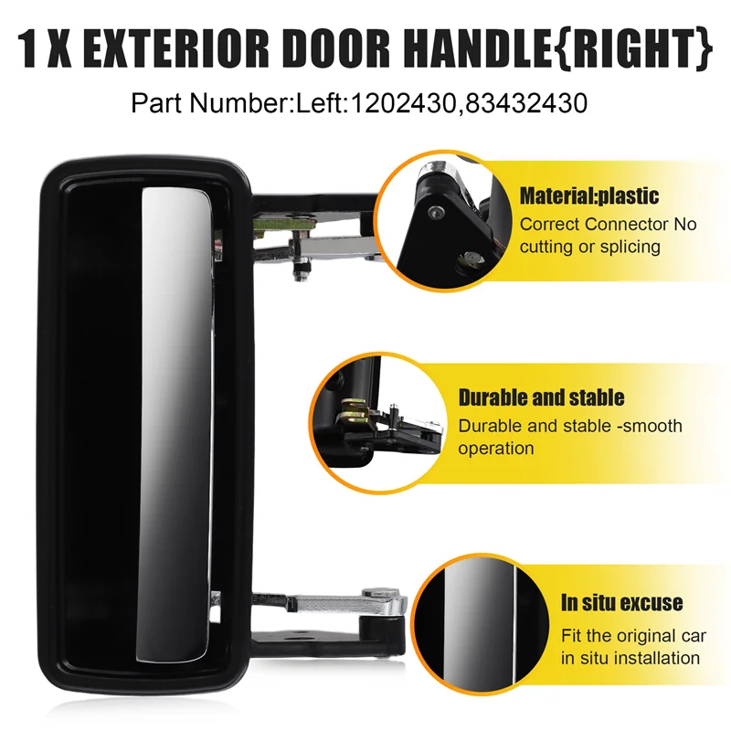 

AASS-For Volvo 142 164 240 245 260 262 Front Rear Outside Exterior Door Handle