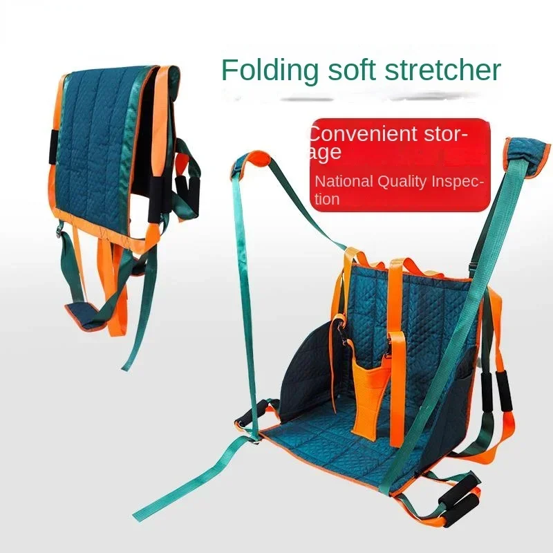 

Portable stretcher for carrying elderly people upstairs