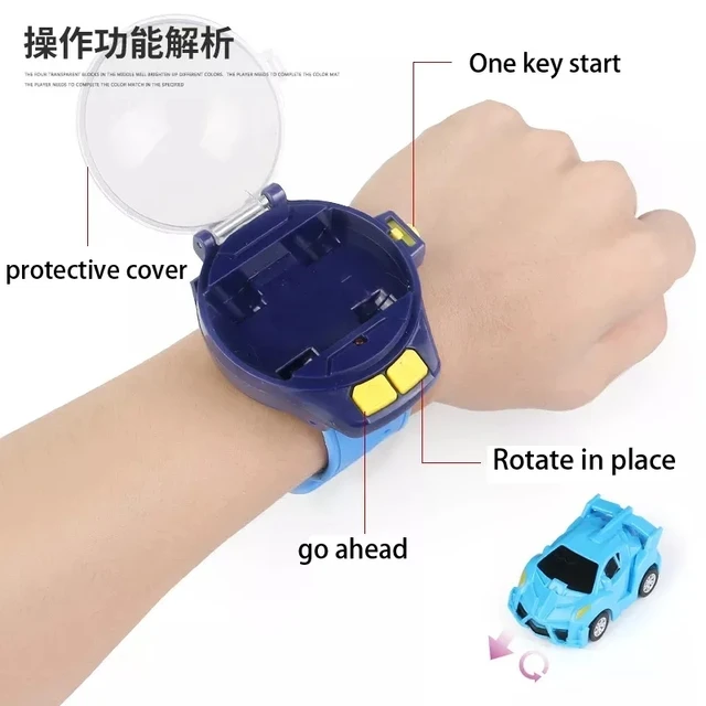 2.4G Mini Watch Control Car Cute RC Car Kids Companion Birthday Boy Girl Gift Christmas Watch RC Car Toy 5 2.4G Mini Watch Control Car Cute RC Car Kids Companion Birthday Boy Girl Gift Christmas Watch RC Car Toy 5