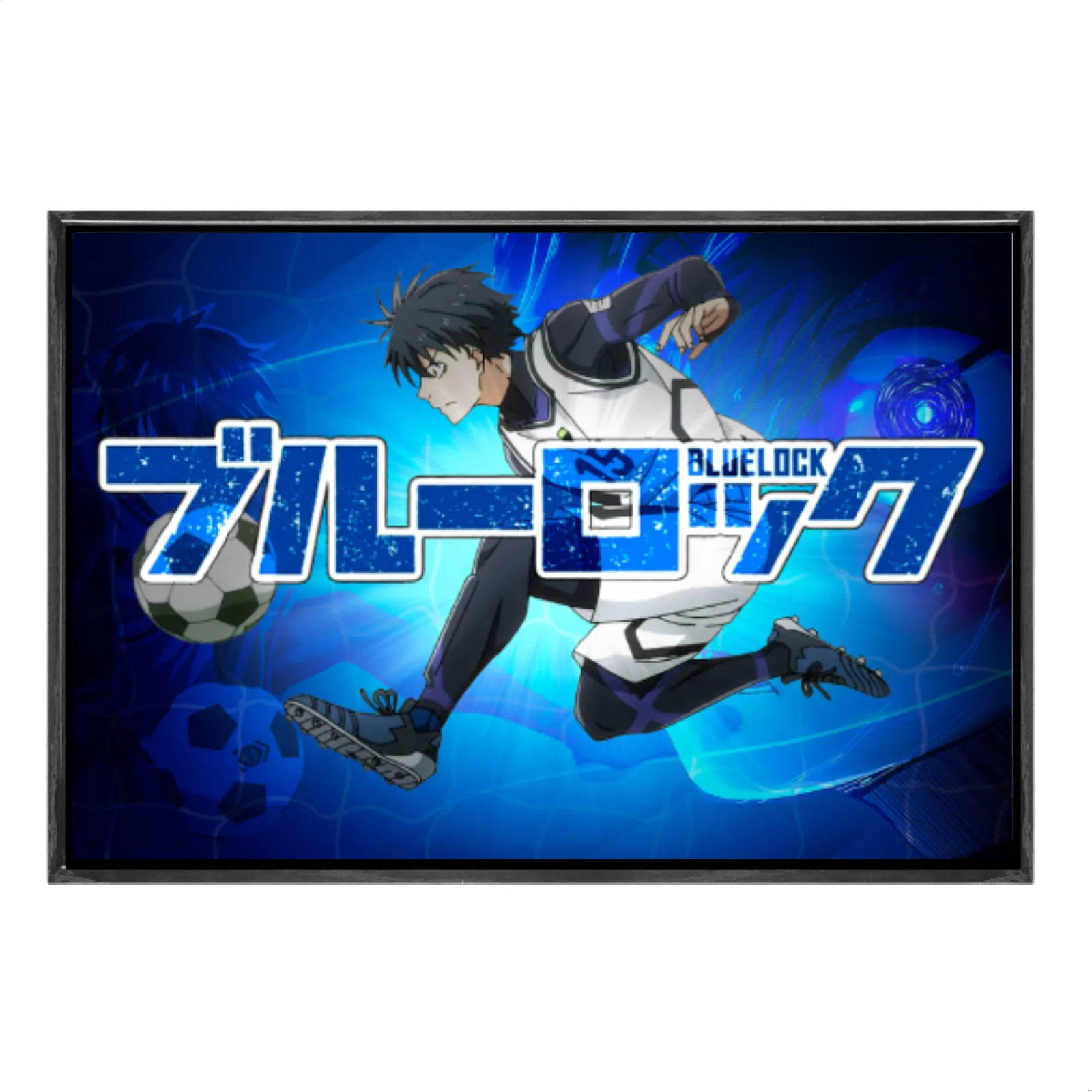 

Japanese Manga Multi-Size Canvas Poster Double Framed Wall Art,Blue Lock Home Decor for Living Room Bedroom