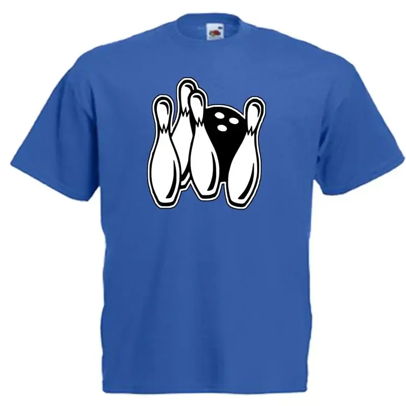 Ten Pin Bowling Adults Mens T Shirt 12 Colours Size S 3XL