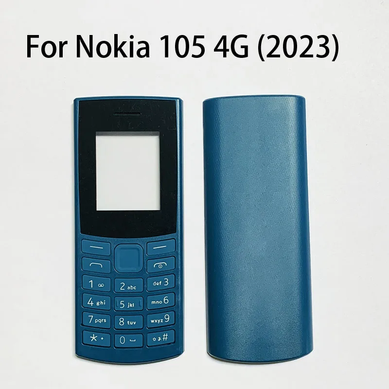 

Новый корпус для Nokia 105 4G 2023 TA-1533, полный корпус, задняя крышка + передняя рамка