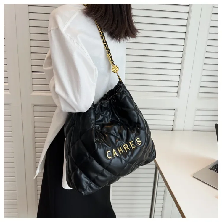 Sac à Main de Luxe de Grande Capacité en Cuir Souple pour Femme, Fourre-Tout de Bonne Qualité, Vintage