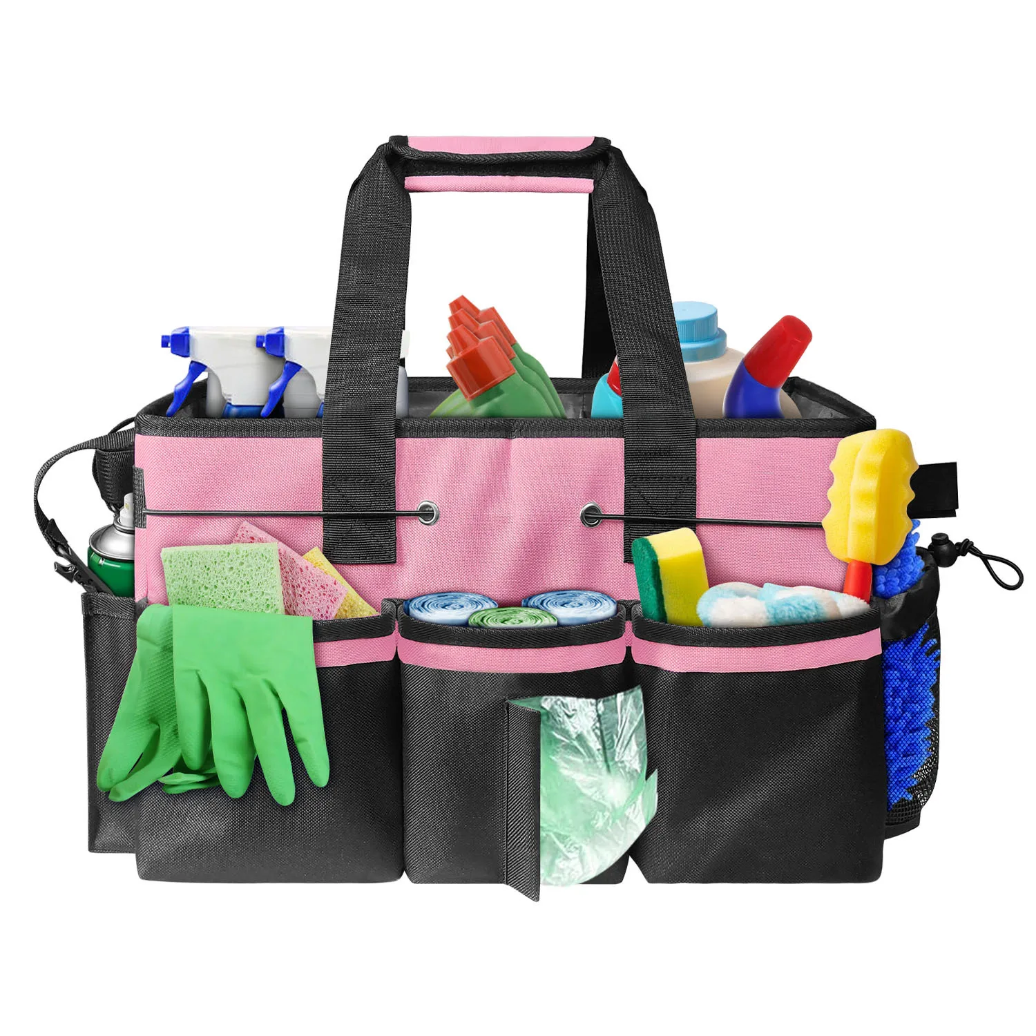 

Cleaning Tool Storage Box Oxford Cloth Tool Bag Multifunctional Waterproof Wear-Resistant Hand-held Large Capacity Storage Kit