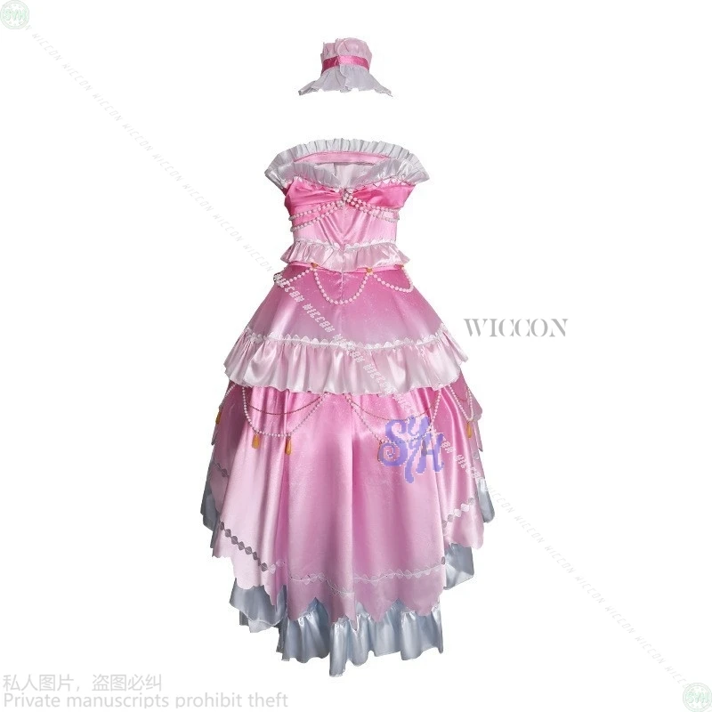 Shiratori Hime Aikatsu STARS! Косплей аниме костюм розовый кавайный торт платье сердце сладкая Лолита Джирай Кей для Хэллоуина костюм для вечеринки