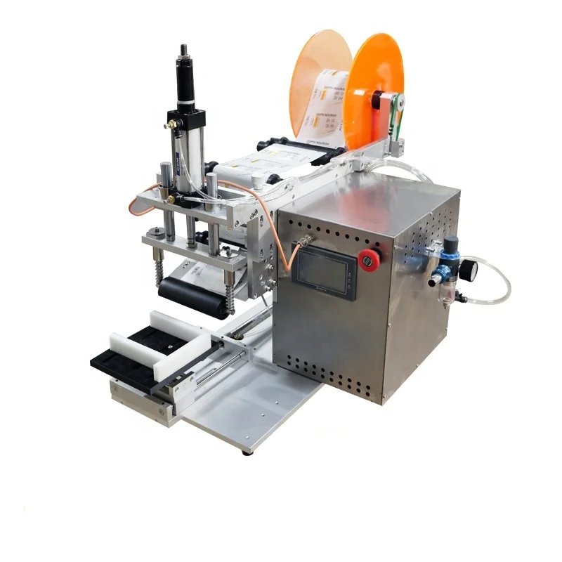 Semi Automatic Perfume Flat Square Glass Bottle Labeling Machine