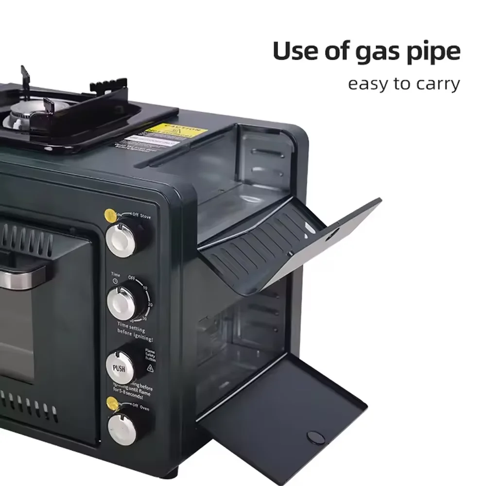 캠핑용 이동식 가스 오븐 스토브, 다기능 부탄 휴대용 가스레인지, 가정용 야외 캠핑 스토브 장비