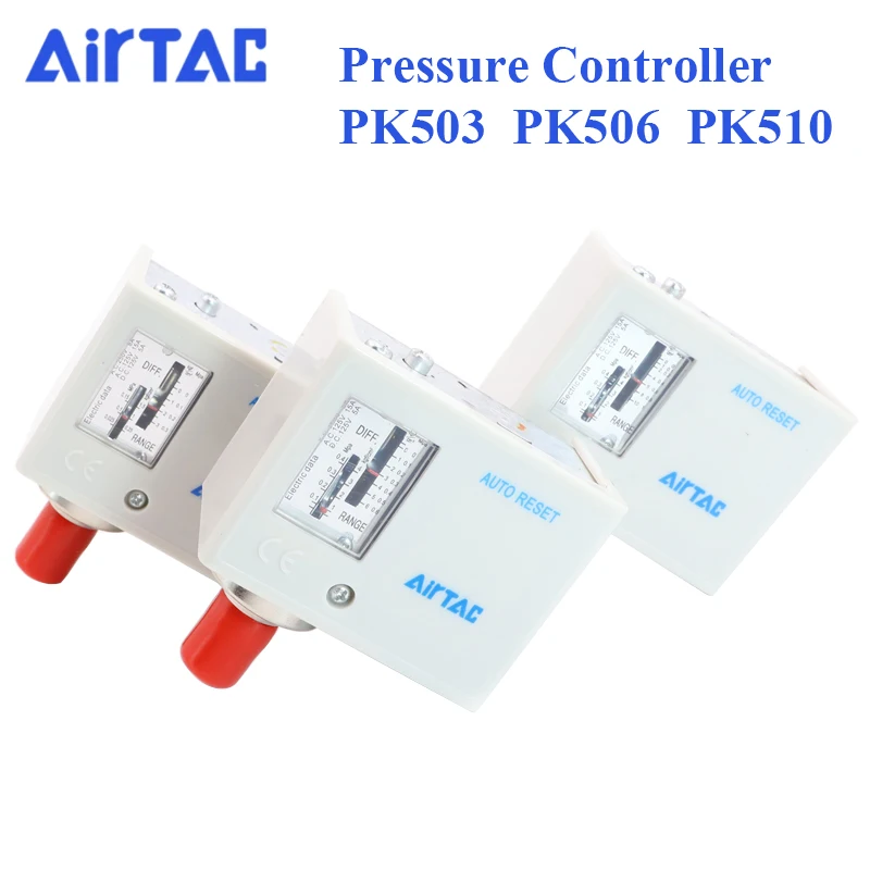 AIRTAC PK503 PK506 PK510 Pressure Controller Adjustable Mechanical Detection Pressure Switch