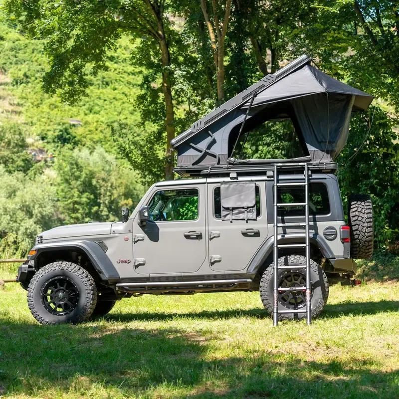 Factory Price Light Weight Hard Shell Roof Top Tent With Annex for Car Rooftop Tent Aluminum Camping Car Roof Tent