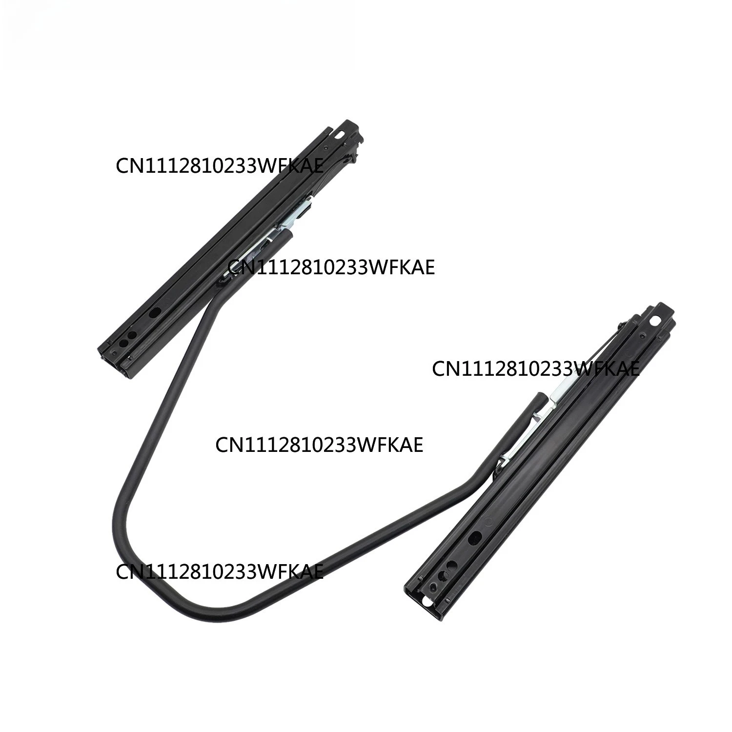 Car seat modified slide rail base modified car racing simulation driving seat base bilateral slide rail