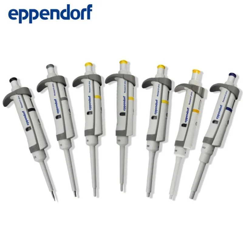 Scientific Lab Pipette Single Channel Adjustable Volume Eppendorf Research Plus Whole Sterilized Gas Piston Pipettor Elastic Tip