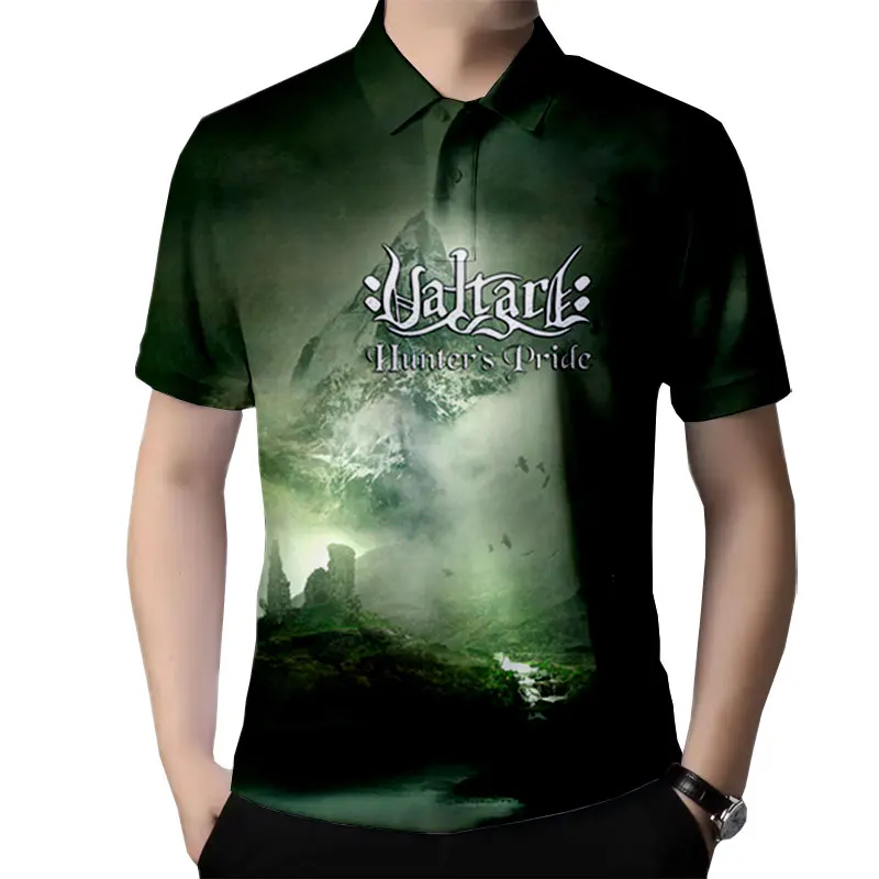

Valtari Band 3D Printed Fashion Casual Shirts Men's /Women's Short Sleeves Loose Breathable Tennis Shirts