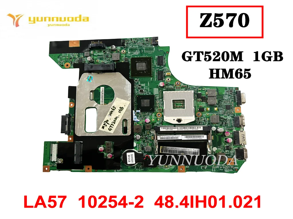 

Original For Lenovo Z570 Laptop motherboard GT520M 1GB HM65 LA57 10254-2 48.4IH01.021 tested good free shipping