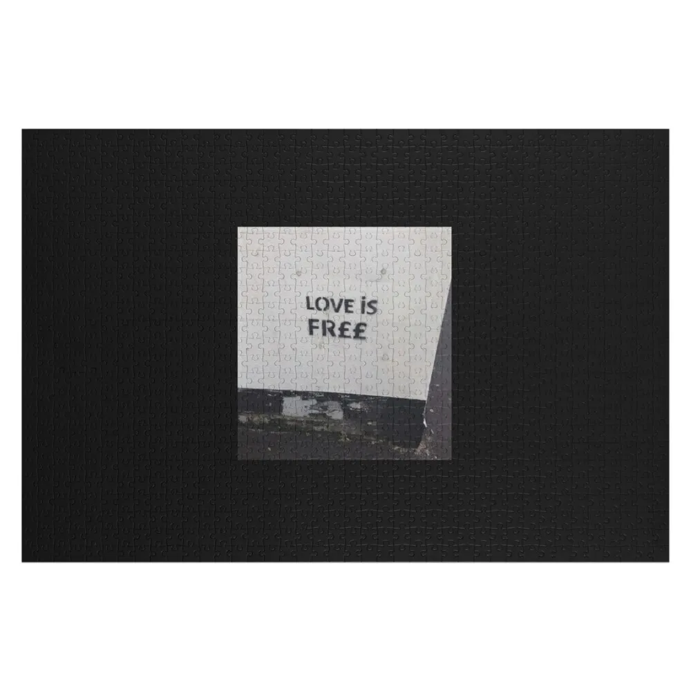 Poster Banksy street art Jigsaw Puzzle Custom Name Child Toy With Personalized Photo Works Of Art Puzzle