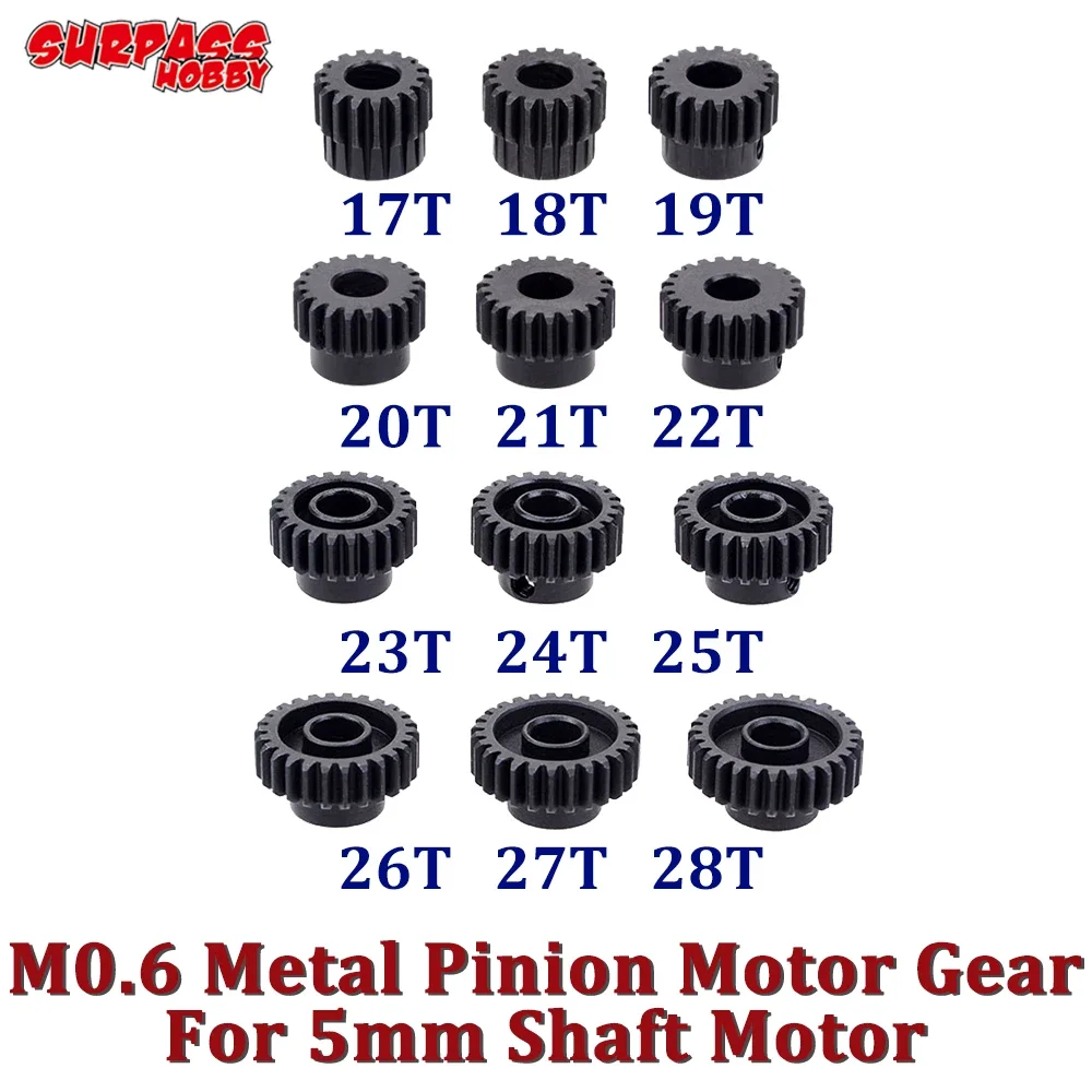 تجاوز هواية M1 M0.6 ترس المحرك 32DP M0.8 المحركات المعدنية ترس 32P ل 1/10 1/8 1/12 Rc سيارة 5 مللي متر رمح المحرك شاحنة كبيرة عربات التي تجرها الدواب #4