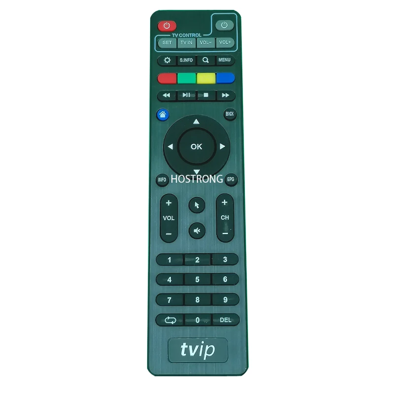 Factory Direct Supply Remote Control for TVIP 605 412 410 IP TV Box Satellite Receiver OEM Custom Available Wholesale