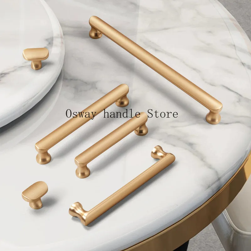 

Wardrobe handle cabinet door handle cabinet grip kitchen drawer shoe cabinet modern light luxury high-grade gold with screws
