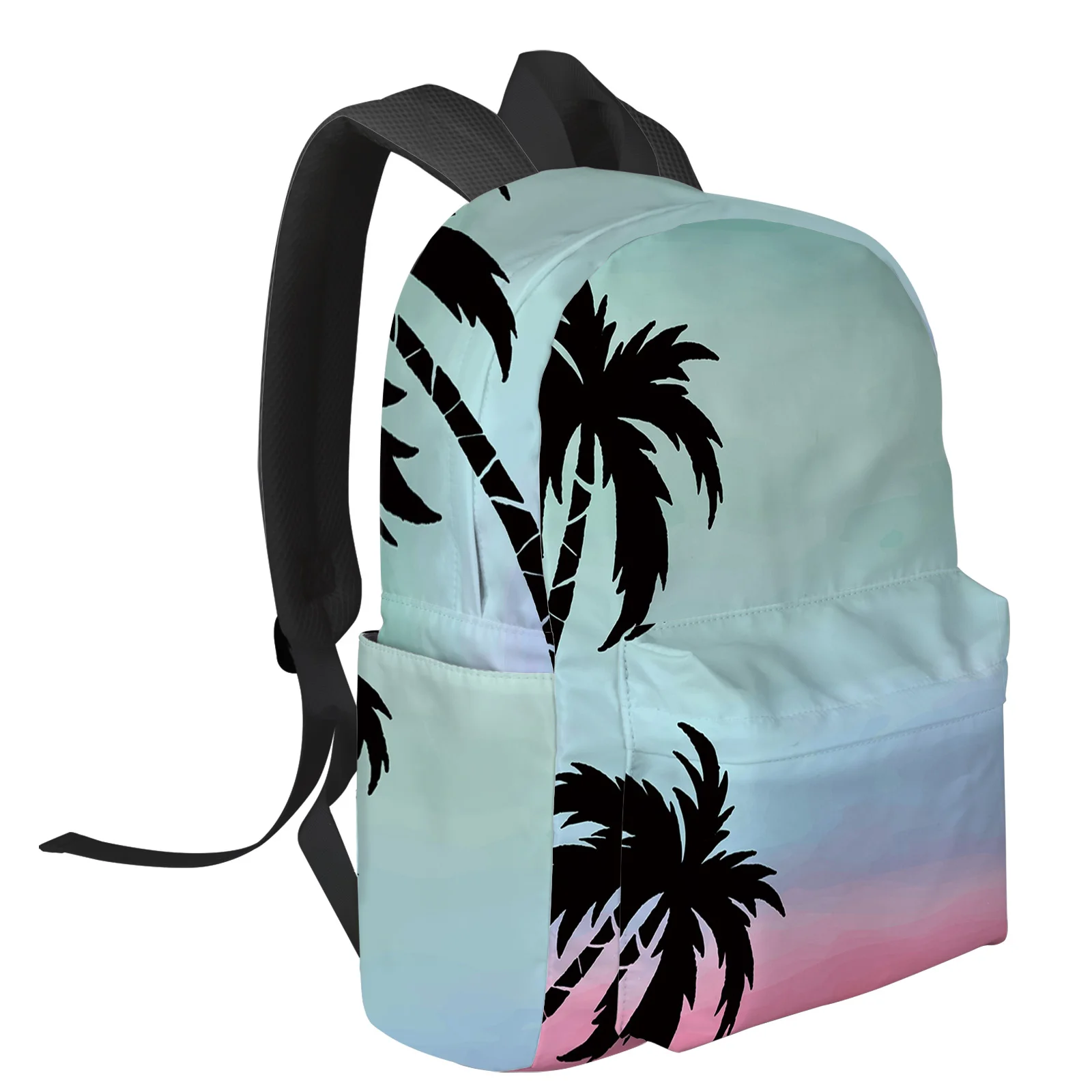 Tropical Palm Trees Sunset Summer Backpack School Bags For Teenager Girls Bookbag Men Backbag Shoulder Bag Laptop Mochila