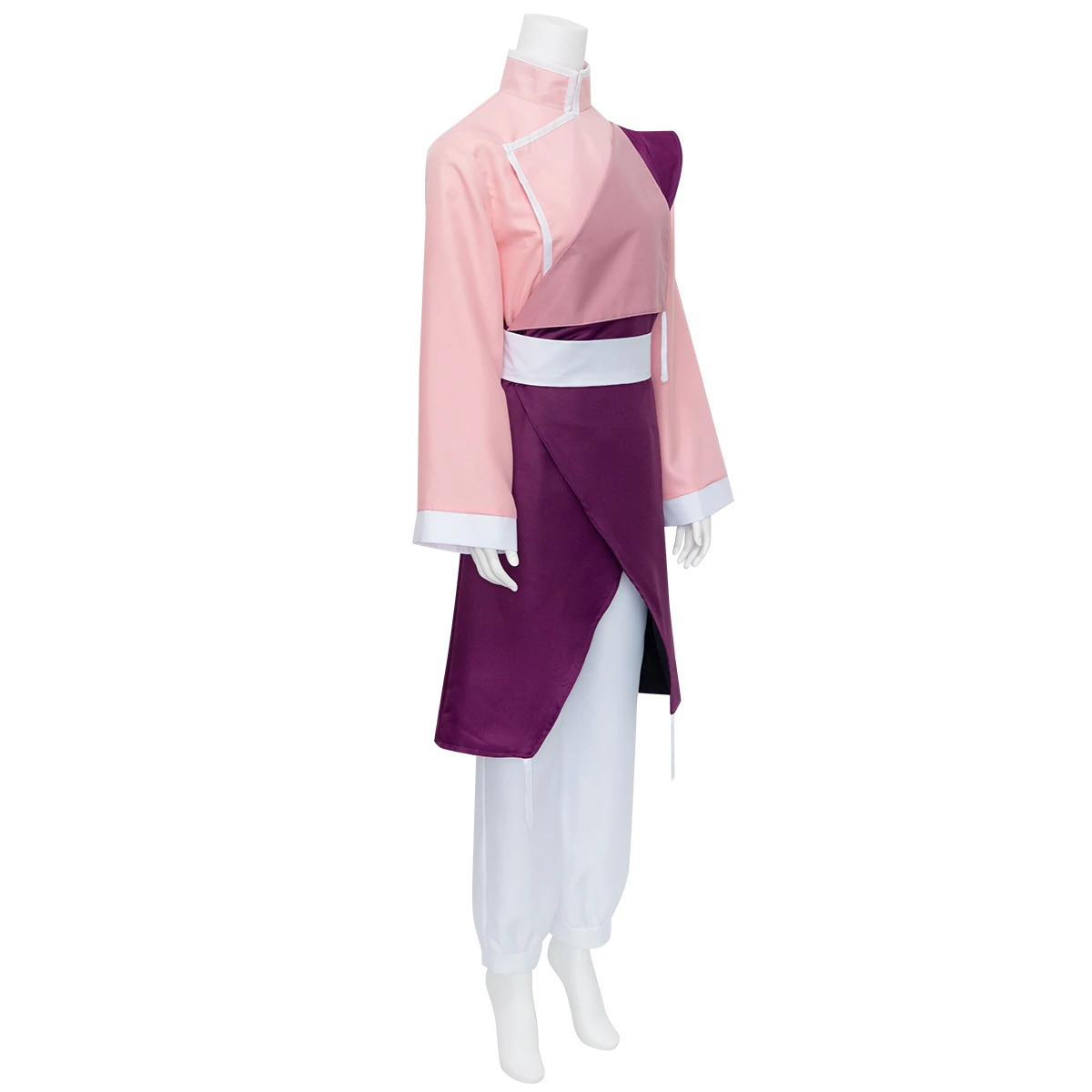 May Chang Cosplay Costume Anime FA Mei-Chan Princess of Xing Pink Traditional Style Kung Fu Uniform Outfit view 3
