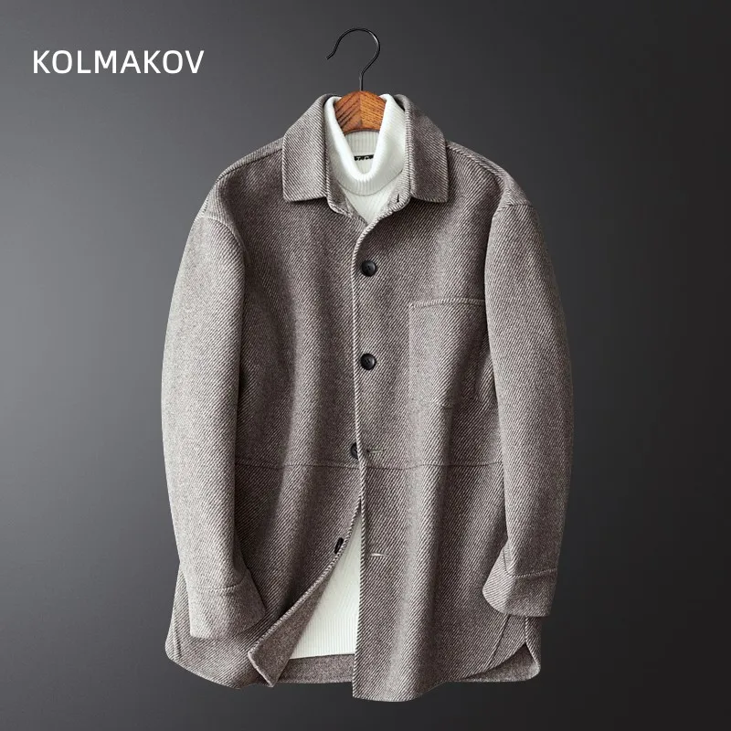 

2023 spring new style high quality wool trench coat men,men's wool jackets,autumn mens fashion wool coat,plus-size M-XXXL