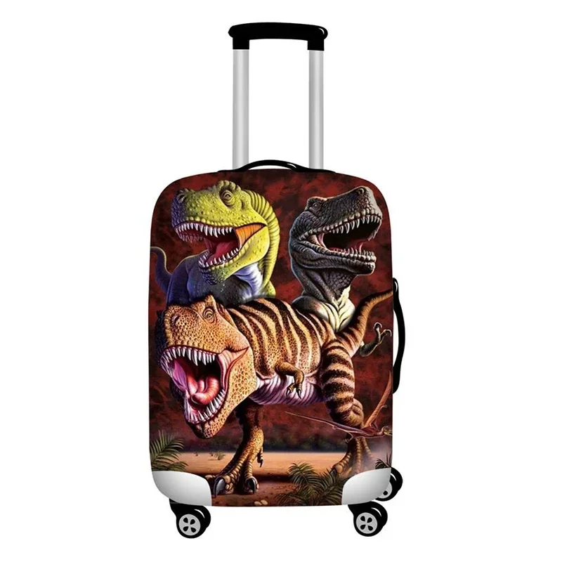 Thicken Elastic Luggage Cover Dinosaur Pattern Baggage Covers Suitable 19 To 32 Inch Suitcase Case Dust Cover Travel Accessories