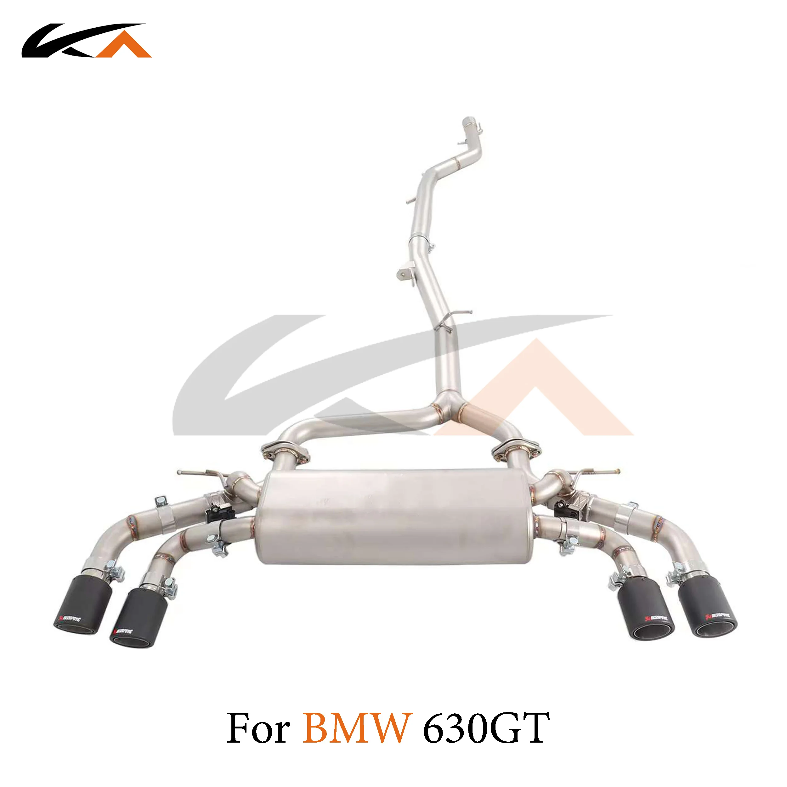 KA Tuning exhaust system stainless catback for BMW 630GT G32 2.0T performance auto parts muffler valve car accessories