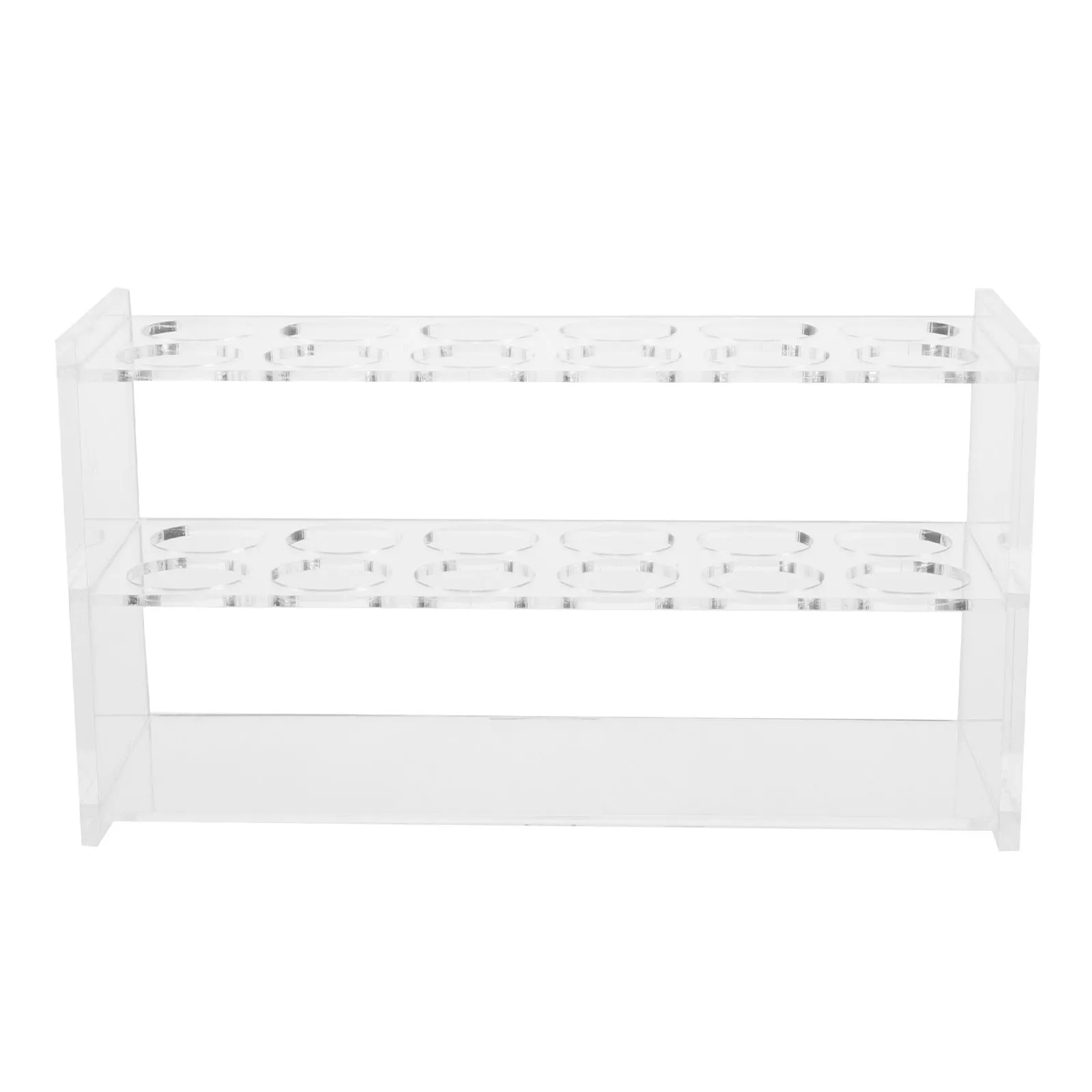

Acrylic Propagation Tube Holder Water Plant Display Rack 12 Slot 26Mm Dia Hydroponic Vial Organizer Lab Home Office