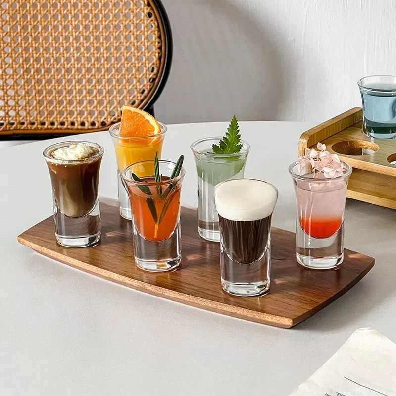 Wine glasses, mouthfuls, cocktail glass holders, bartending, tequila glasses.