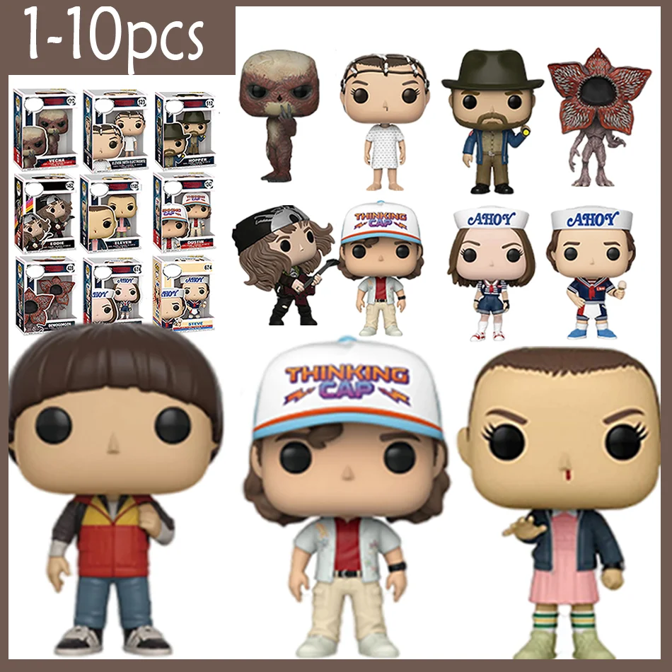 애니메이션 스트레인저스 씨즈 피규어 제인 아이브스/윌 바이어스/마이크 윌러 액션 피규어 코스프레 비닐 장식 피규어 장난감 새해 선물