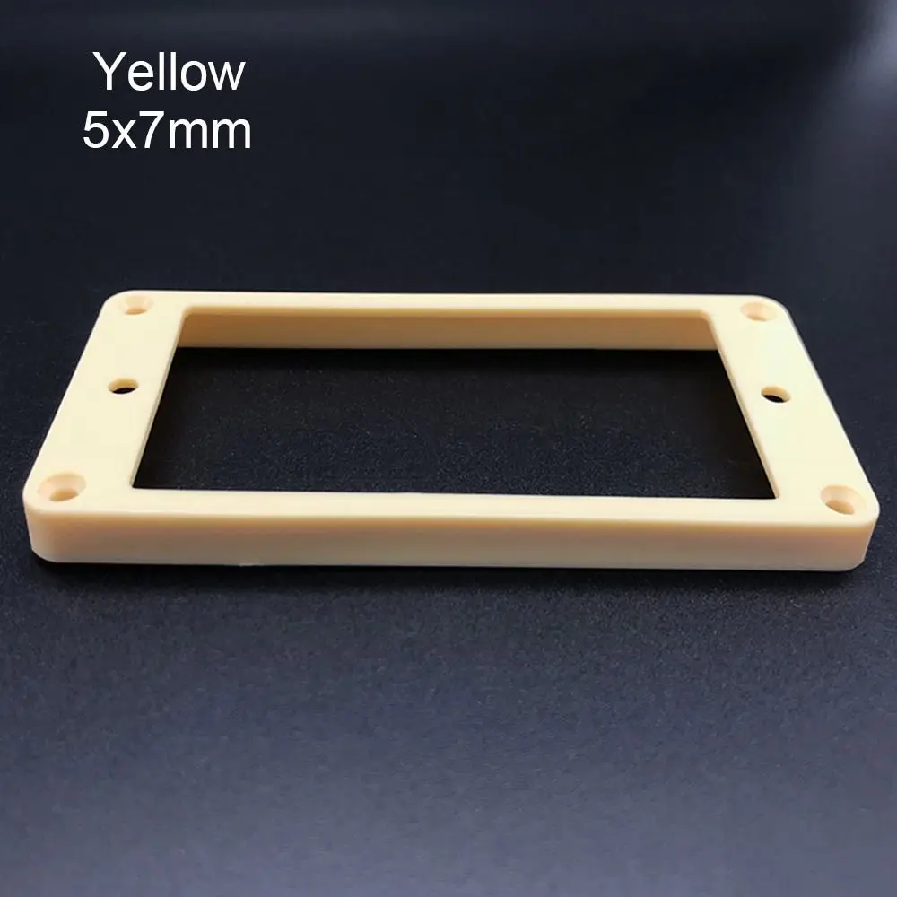 2pcs Black White Yellow for LP Guitars Frame Set Replacement Pickup Pickups Cover Guitar Pickup Mounting Rings