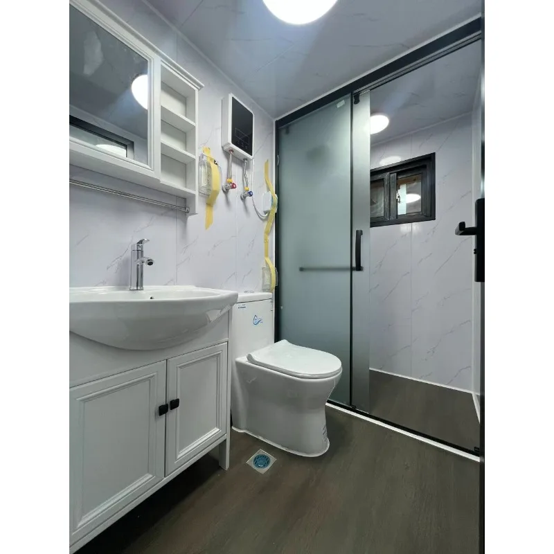 Detachable Portable Flat Pack expandable Container Cabin Luxury Prefab Home Quick Assemble Steel Design Prefabricated House