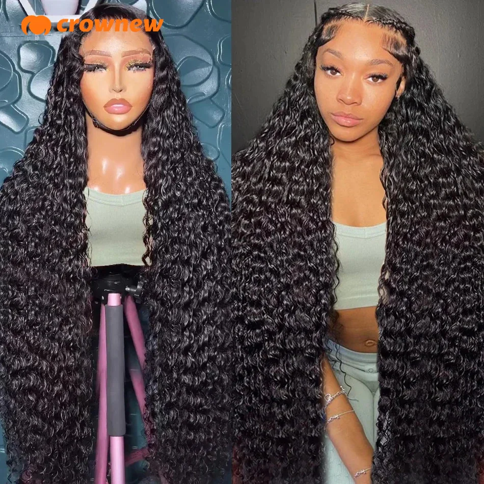 Curly Lace Front Human Hair Wig 13X4 Hd Lace Wig Pre Bleached Pre Plucked Human Lace Wigs 100% Real Human Hair Wig For Women