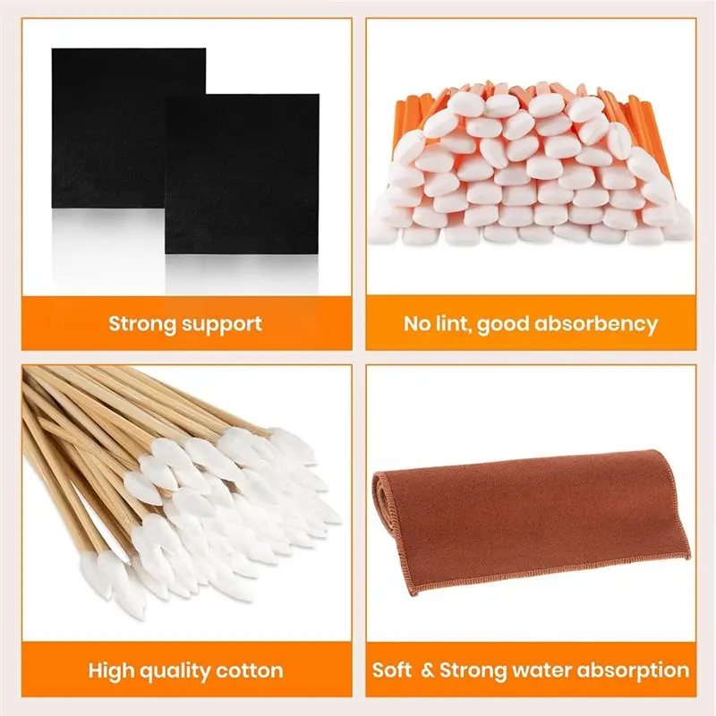 ชุดทำความสะอาดการ์ดสำหรับนักสะสมขั้นสูง-ชุดฟื้นฟูและปรับให้เรียบการ์ดสะสม 166 ชิ้น-A86G