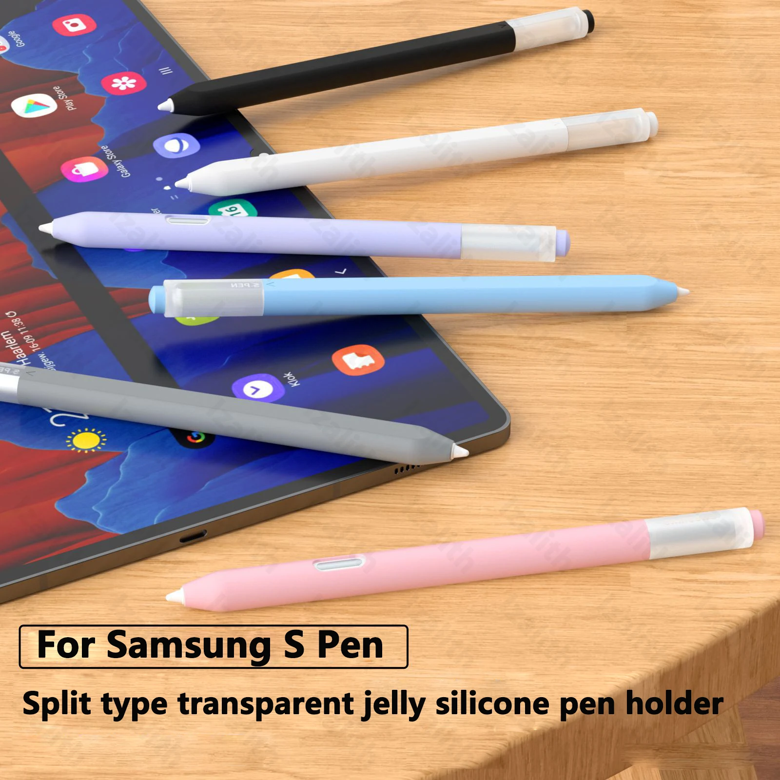 

Pencil Case For Samsung Galaxy S Pen Sleeve Soft Silicone Funda Cover Touch Tablet Stylus Protective Cover Shockproof Accessori