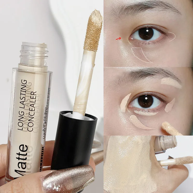 6 Colors Moisturizing Mousse Concealer Waterproof Lasting Full Coverage Acne Spot Dark Circles Smooth Liquid Foundation Makeup