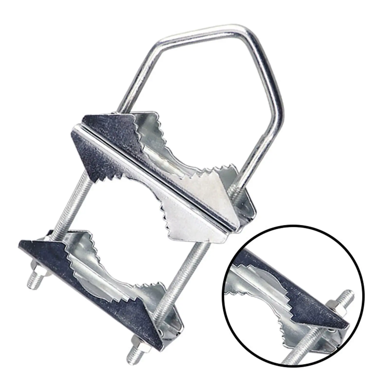 Antenna Mast Clamp for Outdoor Antenna Easy to Install Double Pipe Mounting