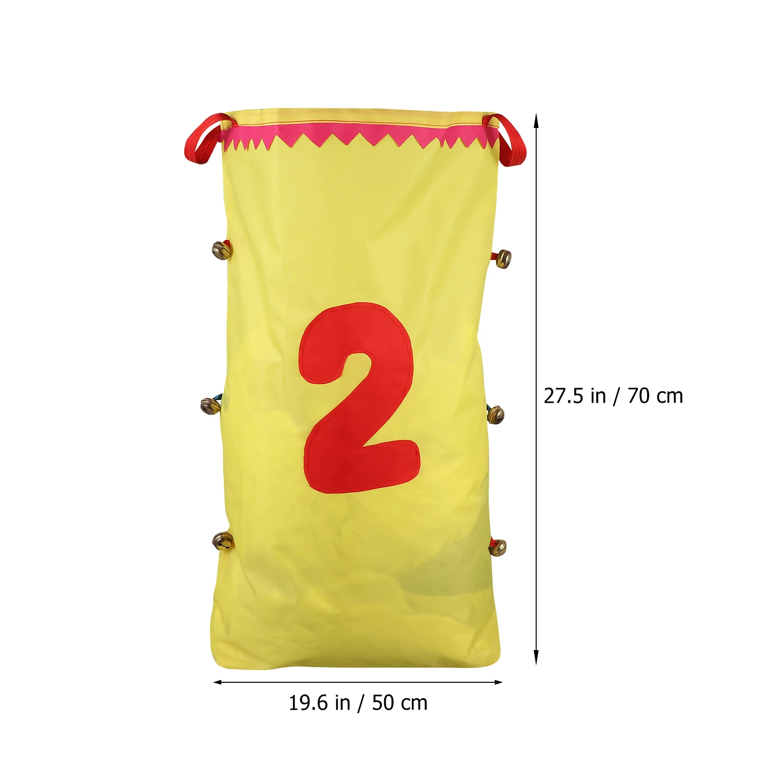

4pcs Digital Jumping Sack Sturdy Fabric Kids Outdoor Fun Game Reusable Race Bag Colorful Design Durability School Toys