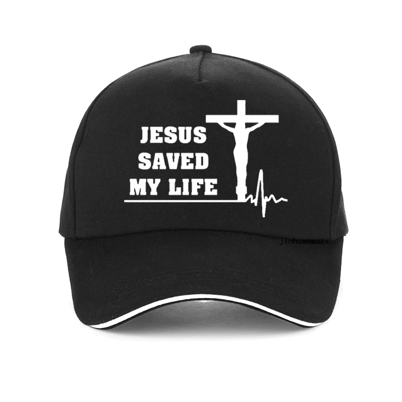 

Jesus Saved My Life Hat Christian Baseball Cap Fashion Casual Men Women Adjustable Snapback Hats bone