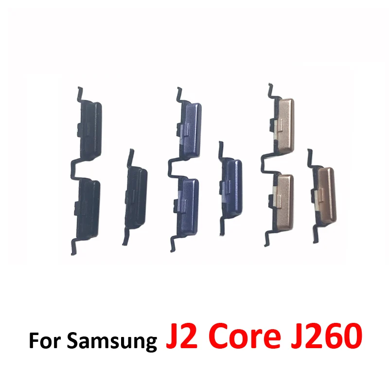 Voor Samsung Galaxy J2 Core J260 J260f J 260M J260y J260 G Telefoon Behuizing Nieuwe Volume Aan/Uit-Knop Op Off-Side Sleutel