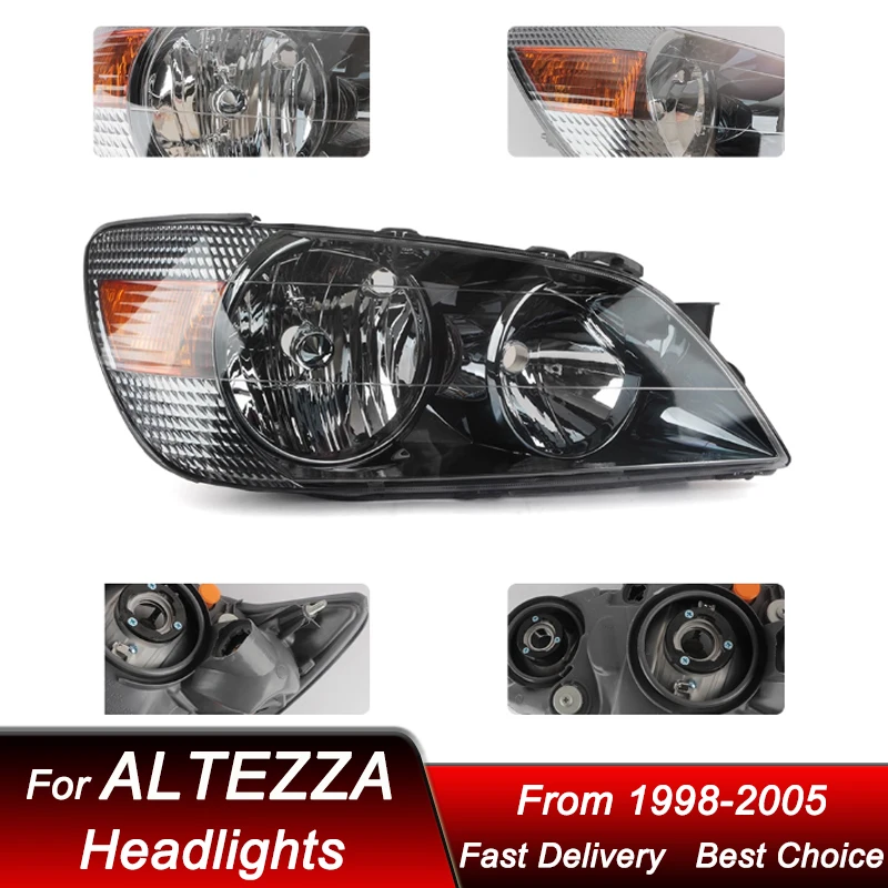 Car Headlights For LEXUS ALTEZZA RS200 IS200 98-05 OEM Headlamp Assembly Upgrade Projector Lens Accessories Kit