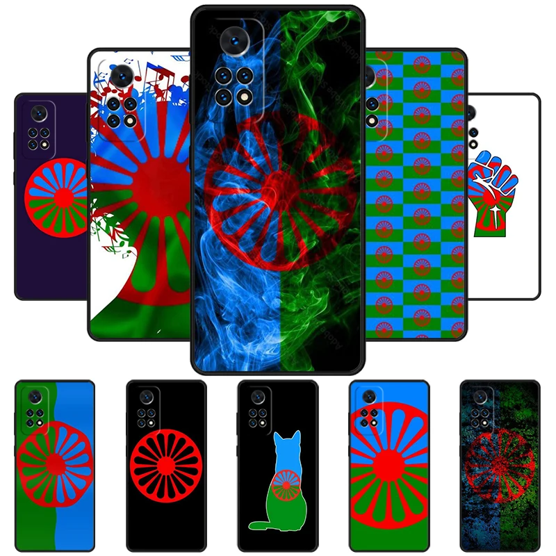 Gypsy Aromanian Romani Flag Phone Case For Redmi Note 11 EPro 11S 10T 9S Promax 8 Pro Xiaomi Mi 11 12X 12S Ultra Cover