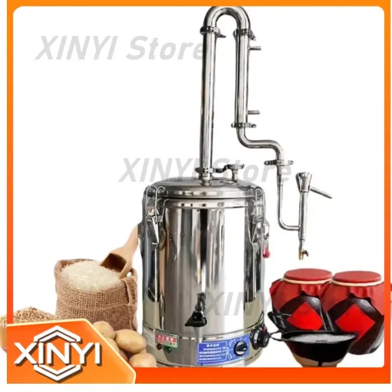 Alcohol Distiller Machine for Restaurant Grade Customizable Household Use Stainless Steel Wine Water Still