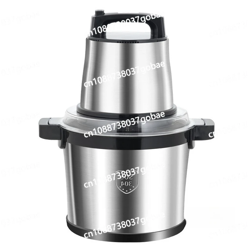 

Steel knife meat grinder Large capacity household high power commercial pepper garlic household meatball beater 6L