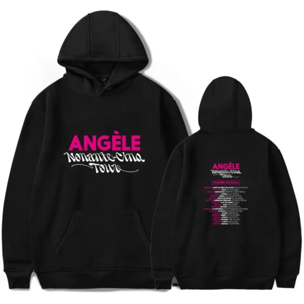 

Angele Merch Hoodies Men/Women Unisex Winter Fashion Long Sleeve Sweatshirt Hooded Streetwear