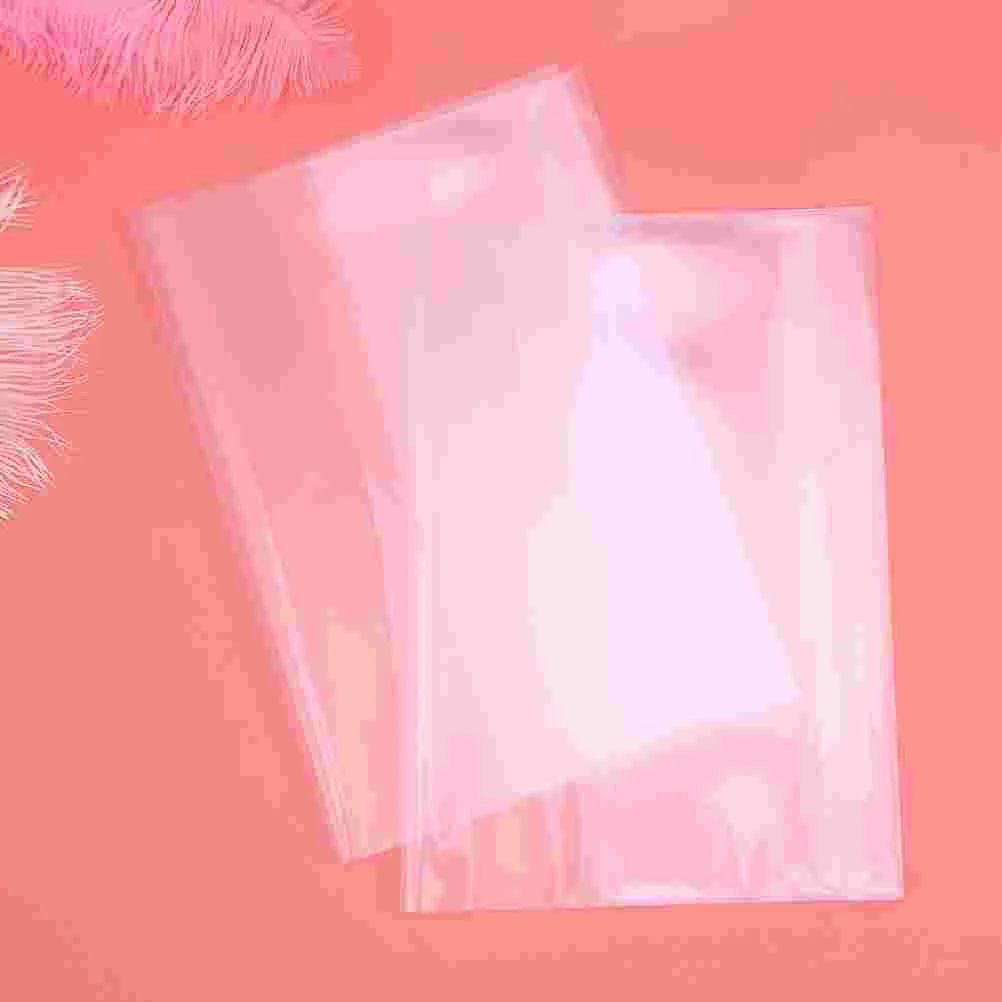 10 Sheets Book Film Accessories Waterproof Cases Covers Plastic Protector Textbooks