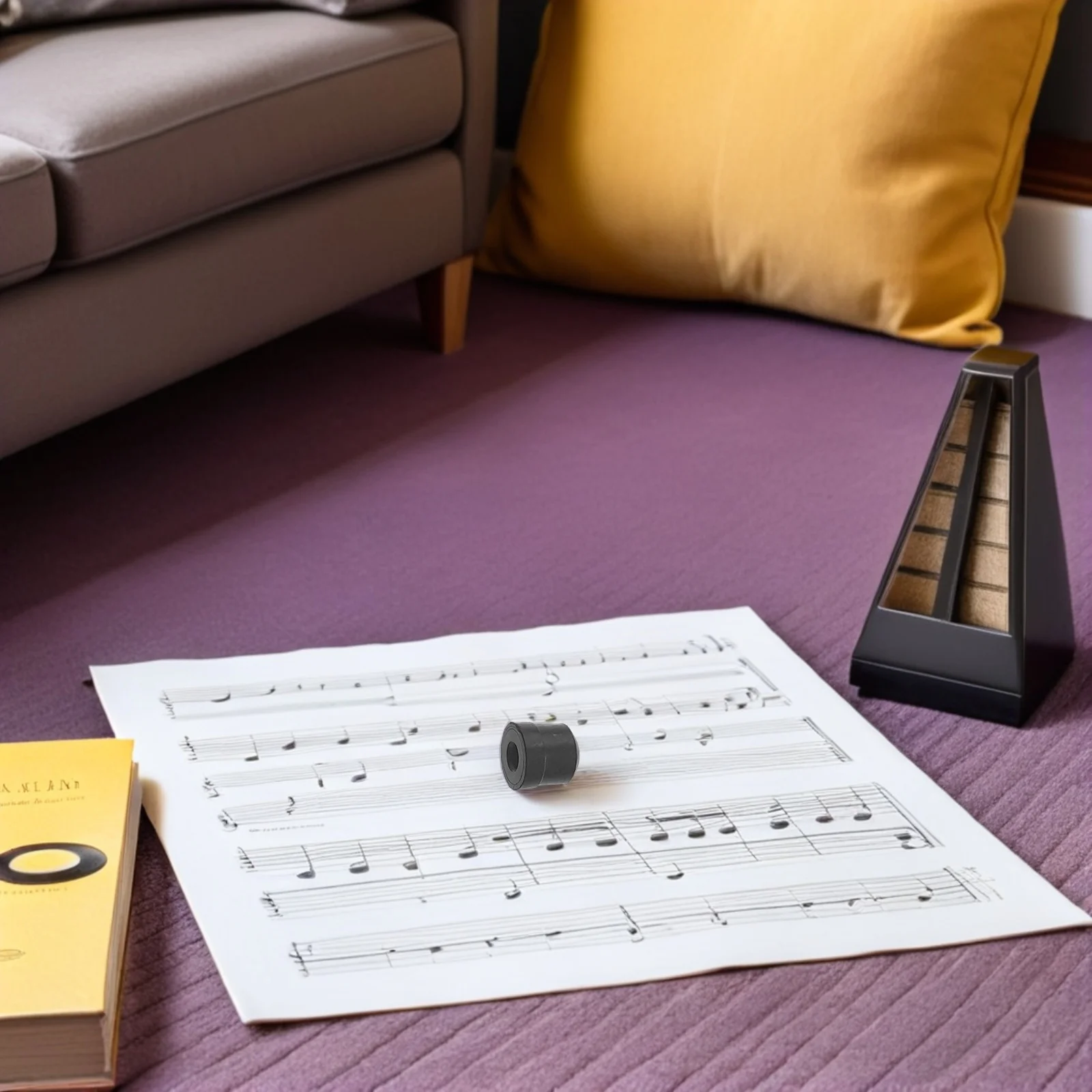 

5Pcs Trombone Accessories Soft Cushion Valve Silence Pads Stable Trombone Rubber Feet Slide End Covers Repair Tools