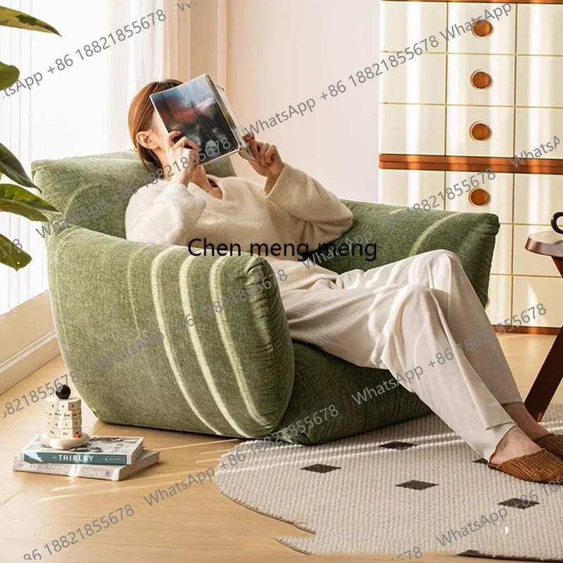 

Small Recliner Folding Chair Modern Simple Ergonomic Design Relax Chair Comfy Puffs Cadeiras De Sala De Estar Nordic Furniture